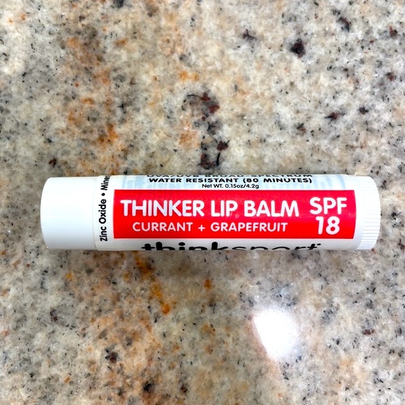 New Thinksport Thinker Lip Balm, Currant & Grapefruit - Picture 2 of 3